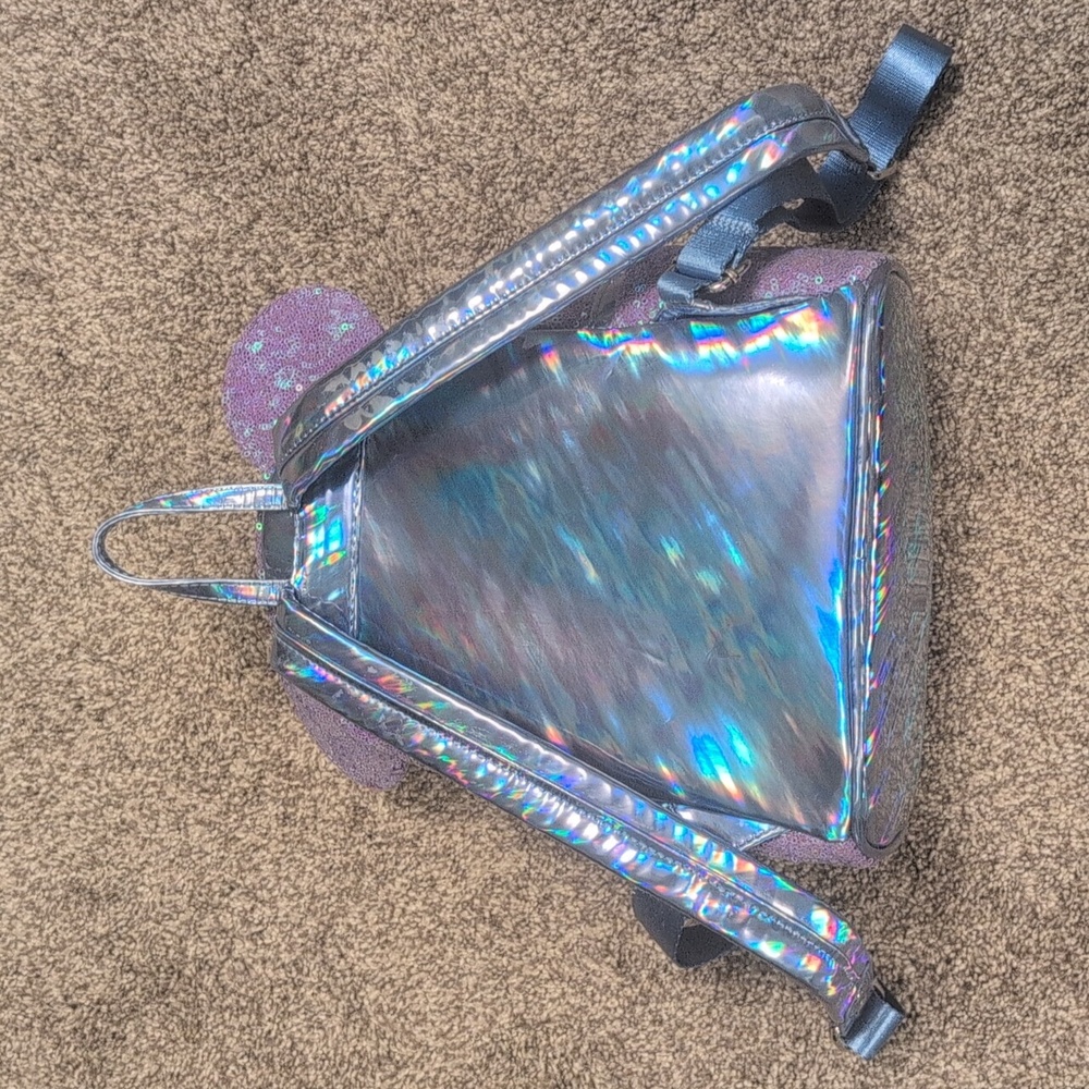Disney Iridescent Purple Loungefly Backpack - Picture 5 of 16